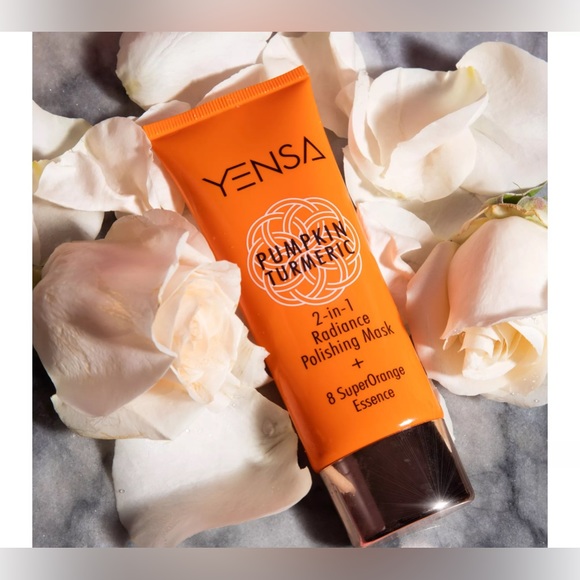YENSA | PUMPKIN TURMERIC 2-IN-1 RADIANCE POLISHING MASK - Picture 1 of 9